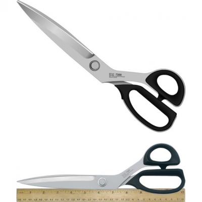 Kai 7300 Plastik Saplı Pastal Kumaş Kesim Makası ( 12 Inc )